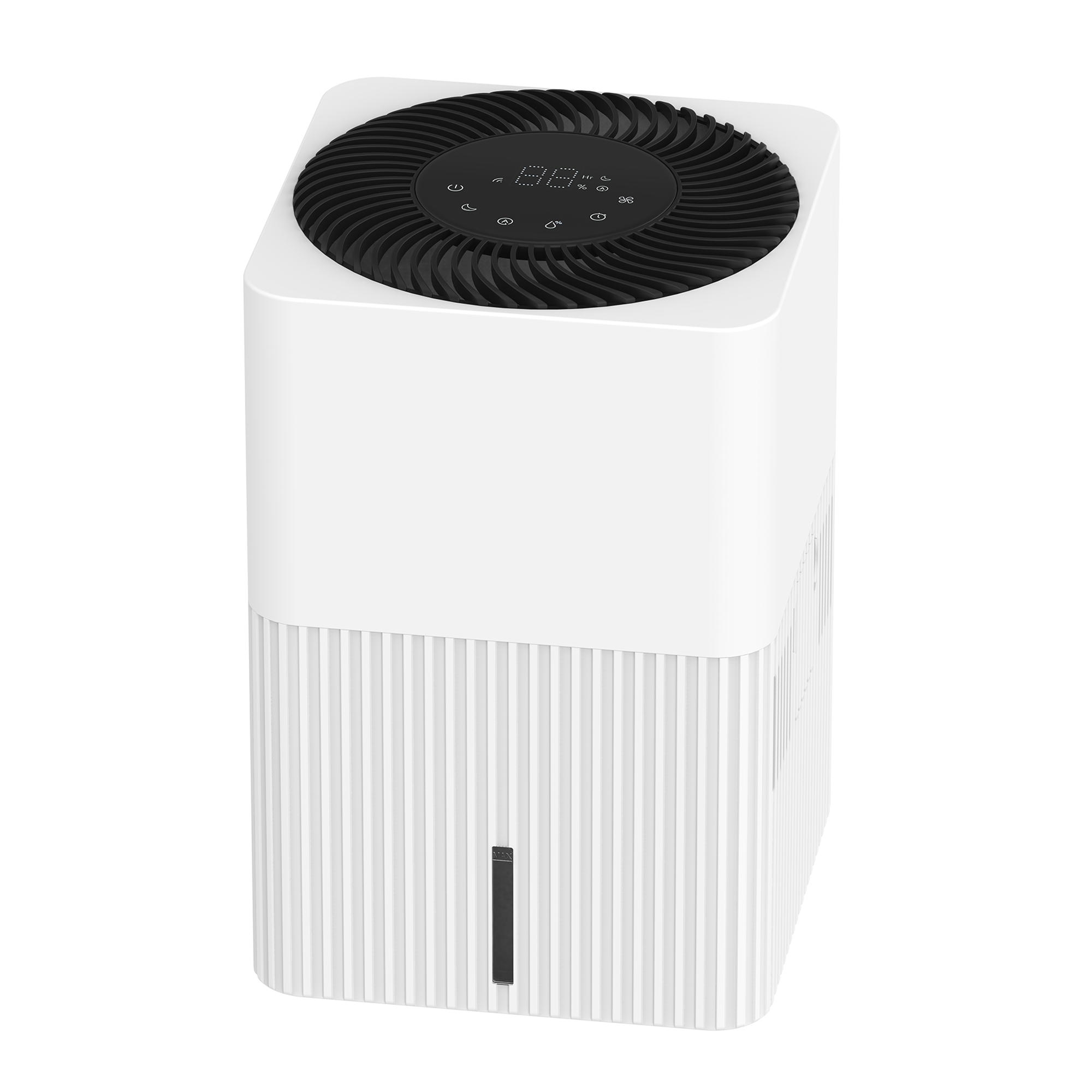 CF-6318 DC Fan Stationary Evaporative Pad Humidifier No Mist Fog Free Humidifier Water Molecule Nano Humidification for Large Room Bedroom Office