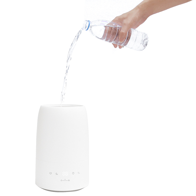 CF-2028T 2 IN 1 Home Night Light Top Fill Cool Mist Aroma Diffuser Humidifier with Magnetic Suspension Technology for Bedroom Large Room Office Healthcare 