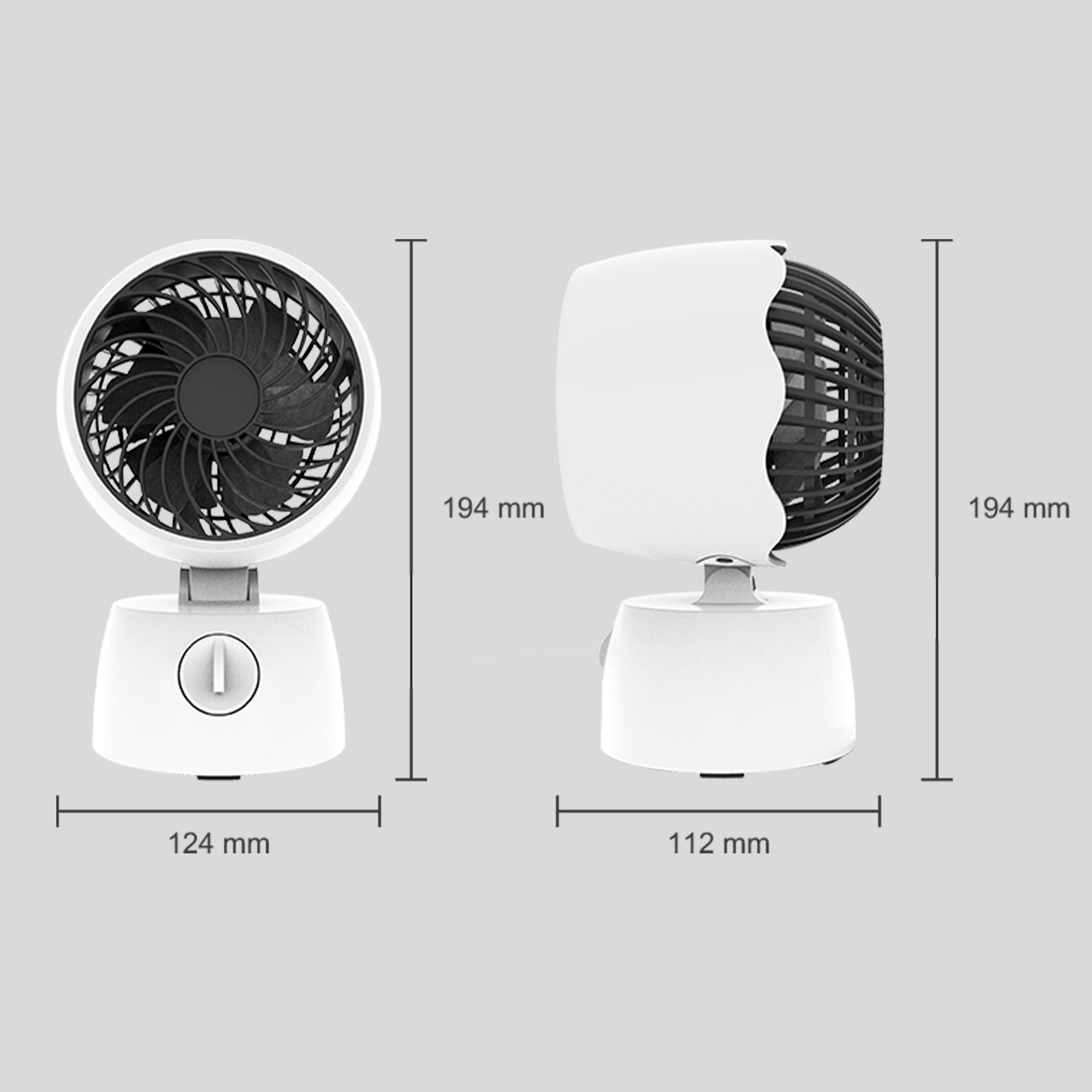 CF-6000 Desktop USB Circulation Fan