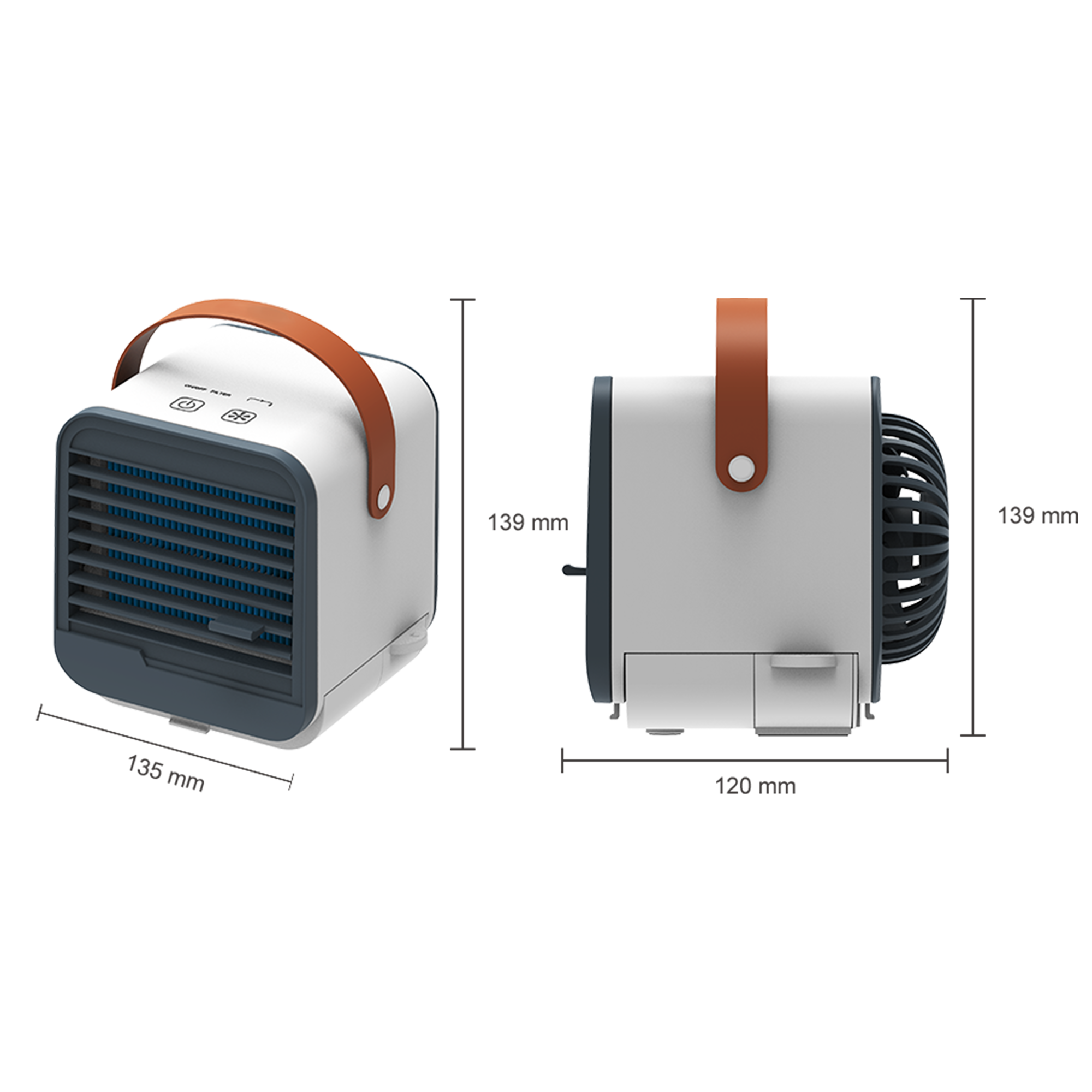 CF-E2000 USB Desktop Evaporative Personal Cooling Fan