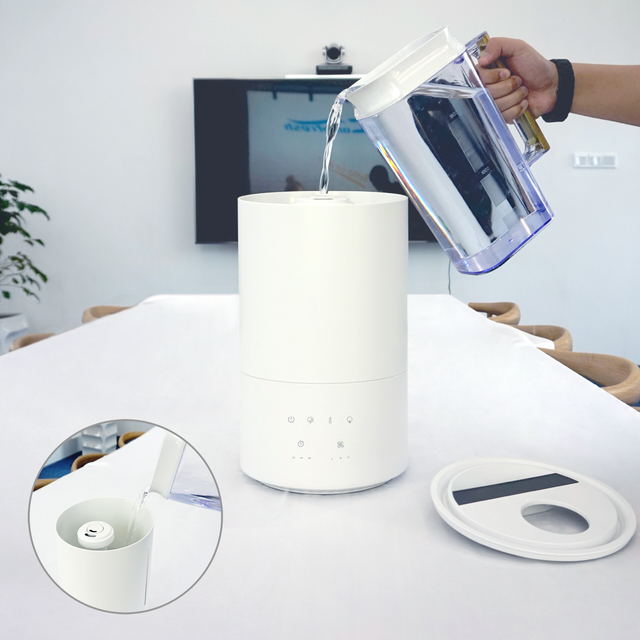 CF-2037HT New Design Home Digital Night Light Top Fill Warm Cool Mist Humidifier with Magnetic Suspension Technology for Bedroom Large Room Office Healthcare