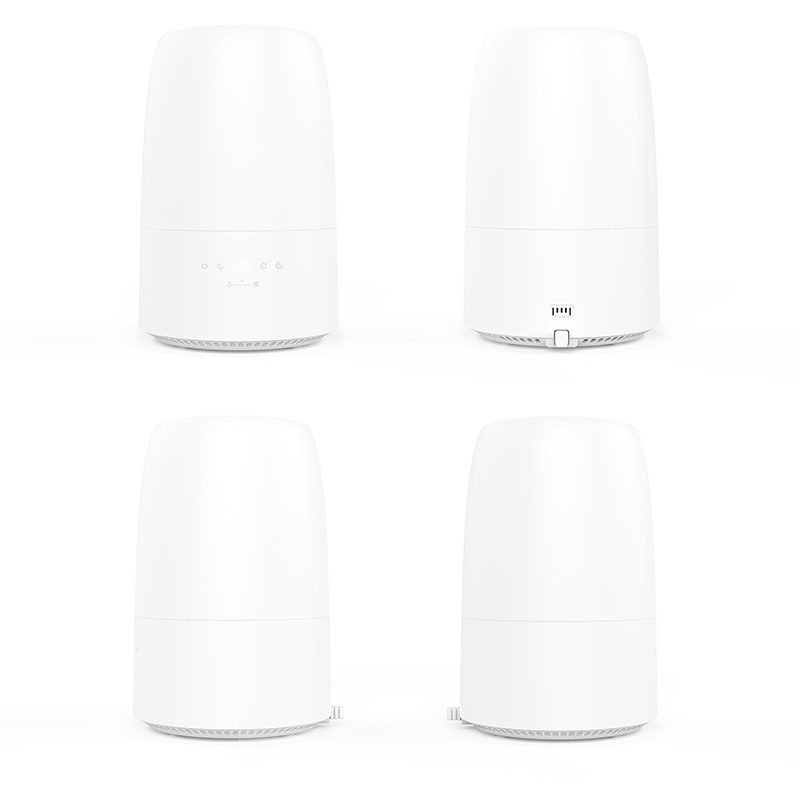 CF-2028T 2 IN 1 Home Night Light Top Fill Cool Mist Aroma Diffuser Humidifier with Magnetic Suspension Technology for Bedroom Large Room Office Healthcare 