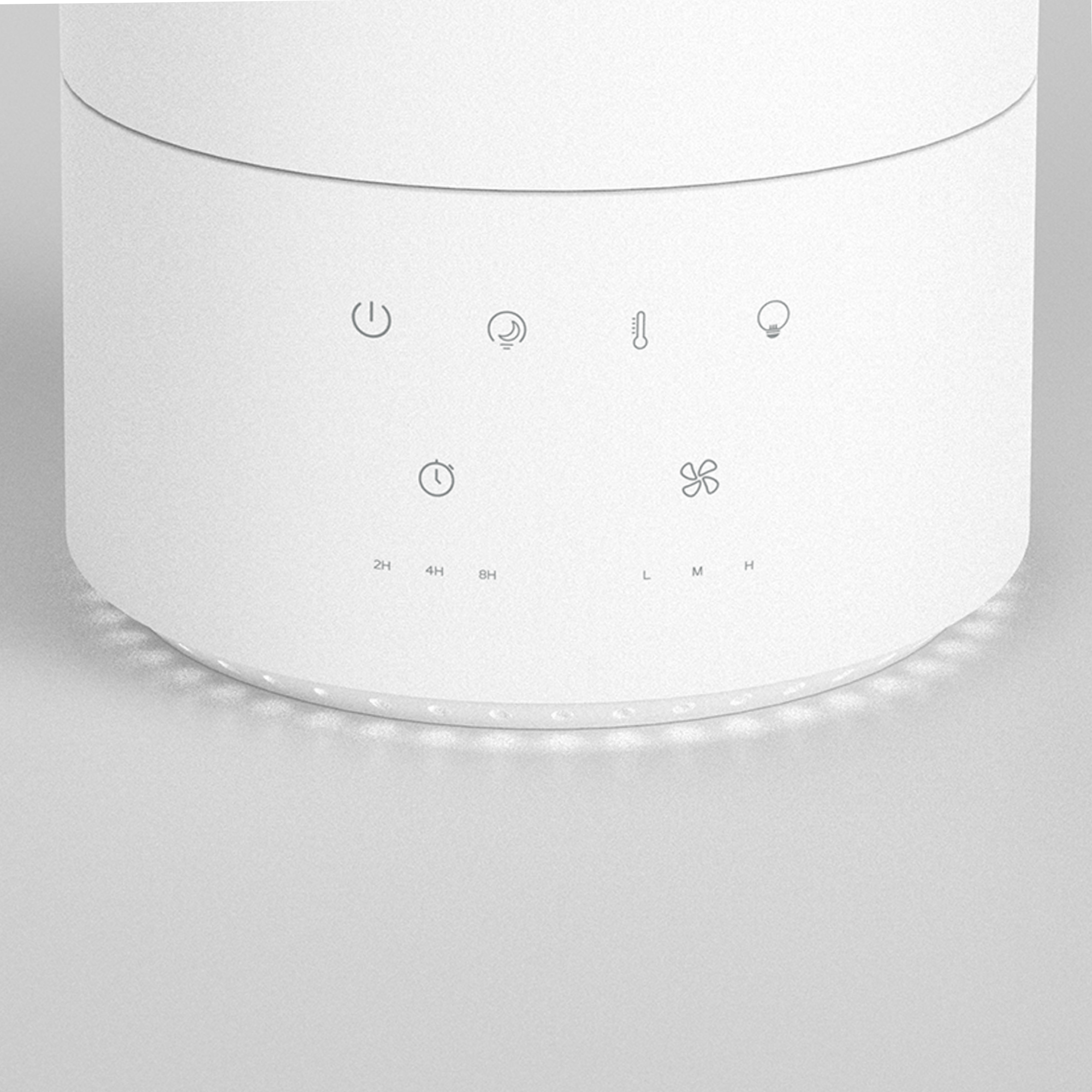CF-2037HT New Design Home Digital Night Light Top Fill Warm Cool Mist Humidifier with Magnetic Suspension Technology for Bedroom Large Room Office Healthcare