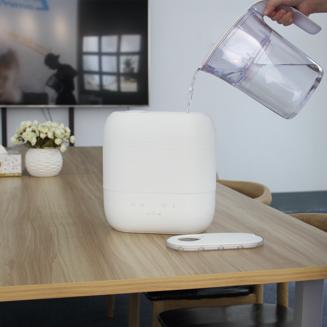 CF-2058HT High-end New Design Home Digital Night Light Top Fill Warm Cool Mist Humidifier with Magnetic Suspension Technology for Bedroom Large Room Office Healthcare