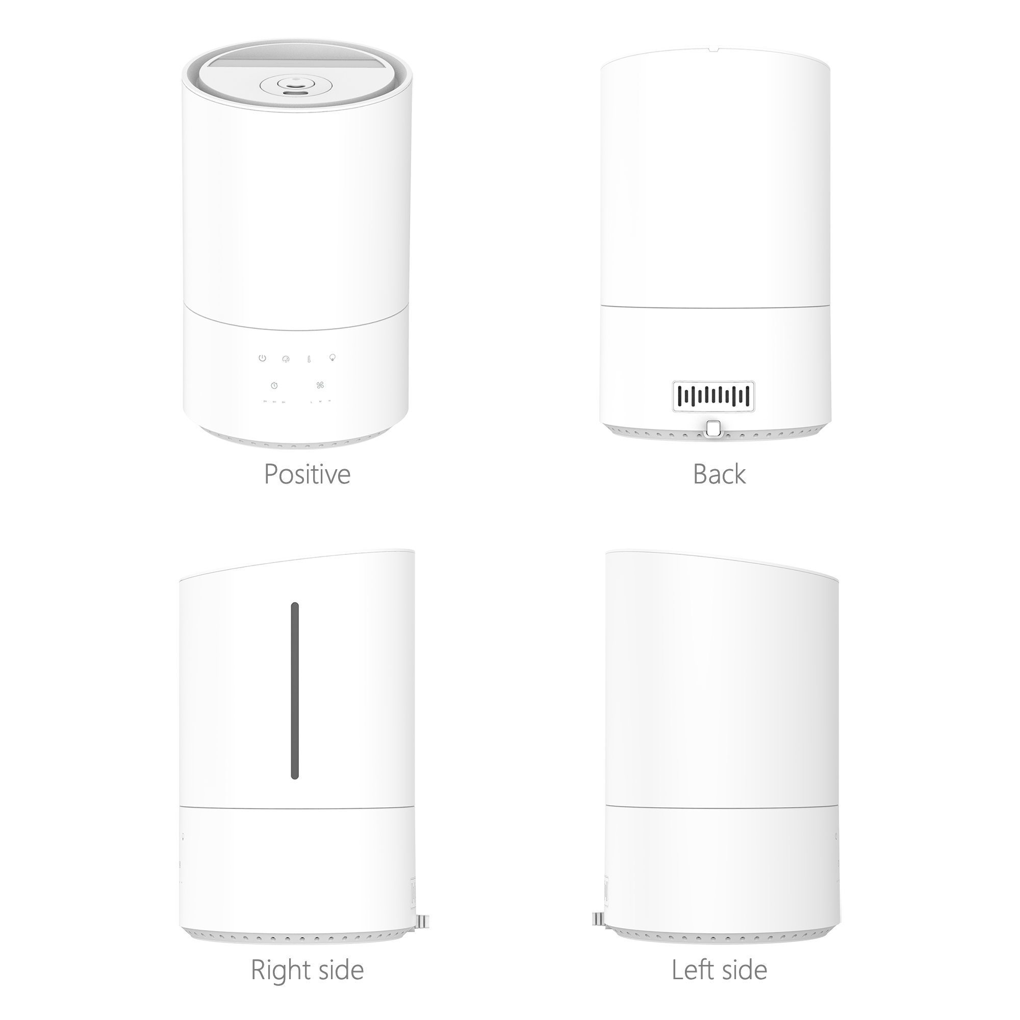 CF-2037HT New Design Home Digital Night Light Top Fill Warm Cool Mist Humidifier with Magnetic Suspension Technology for Bedroom Large Room Office Healthcare